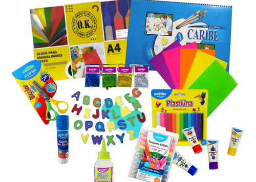 Kit Manualidades/ Block/ Dibujo/materiales