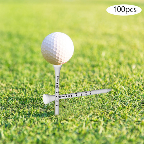 100 Peças De Golfe Tees Suporte De Bola De Golfe 83mm