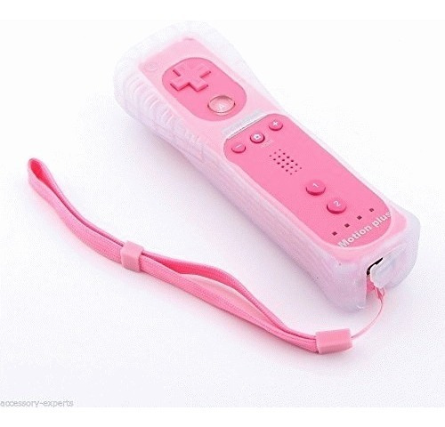 Control Remote Plus Para Wii Y Wii U Color Rosa