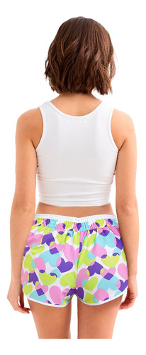 Short De Playa Con Bolsas Para Mujer Secado Rápido