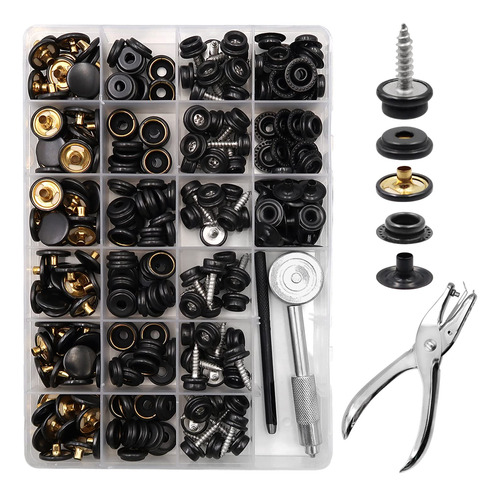 Kit 274 Pieza Tornillo Metal Presion Acero Inoxidable Grado