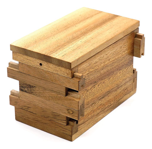 Bsiri Jigsaw Caja Fuerte - Caja De Madera Rompecabezas Con C