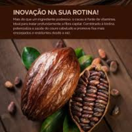 Inoar Kit Cacau Forte Sh Litro + Cond 800ml Força & Brilho