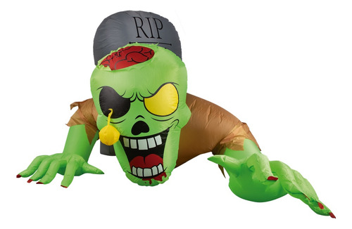 Inflable Tumba Zombie 150 Cm