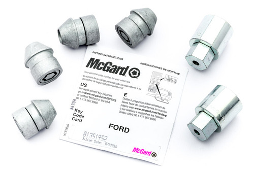 Imagen 3 de 7 de Kit Tuercas Seguridad Ford Focus Ii