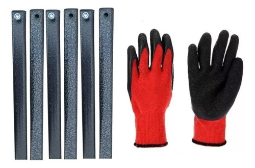 Kit 5 Varillas 1,43cm Gazebo Plegable + Guantes Par Regalo