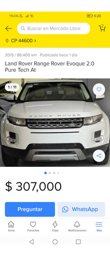 Land Rover Range Rover Evoque 2.0 Pure Tech At