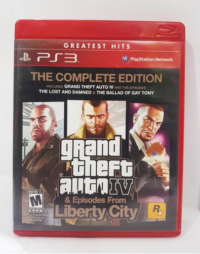 Grand Theft Auto Iv Complete Edition Gta 4 Ps3 Midia Fisica