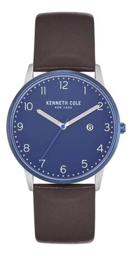 Reloj Kenneth Cole Para Hombre Modelo Kc50221003 Color de la correa Caqui