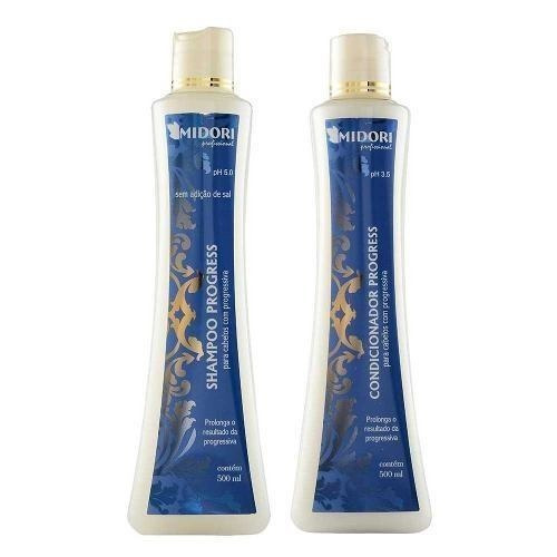 Kit Progress Shampoo + Condicionador 500ml Midori