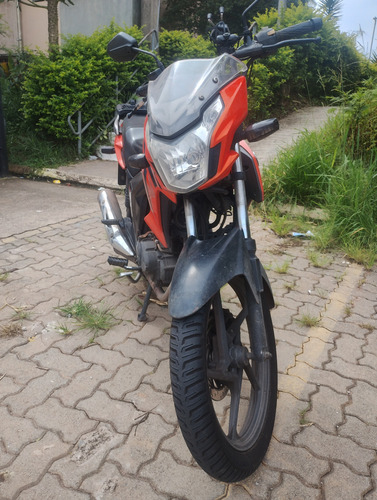 Haojue Dk150, Pneus Michelin Novos E Vai Com O Capacete.