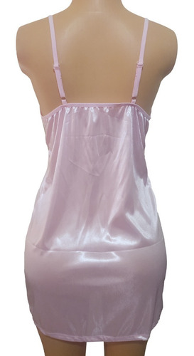 Lencería Rosa Ropa De Dormir Camison R408