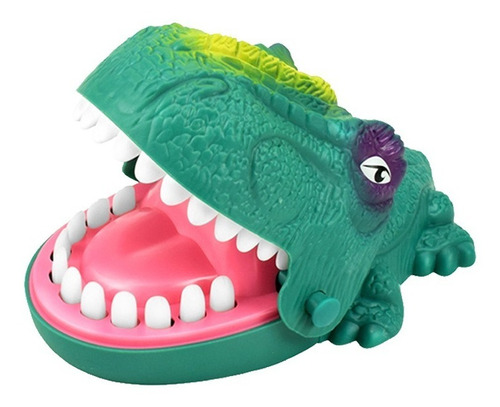 Juego Dino Mordedor Dientes Con Goma Verde Excelente Calidad