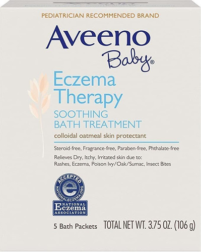 Aveeno Baby Tratamiento De Baño Calmante Para Aliviar La P.