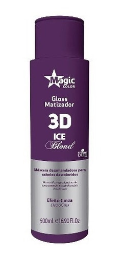 Matizador Magic Gloss 3d -  Efecto Ceniza 500ml