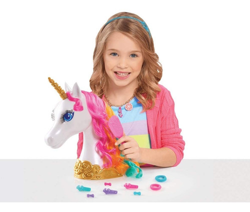 Barbie Dreamtopia Cabeza De Unicornio Peinados Magicos