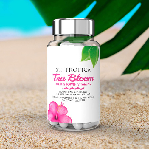 Vitaminas Para El Crecimiento Del Cabello St. Tropica Tru Bl