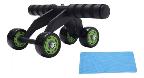 Rodillo De Abdominales 4 Ruedas Gym Fitness + Colcha + Envio