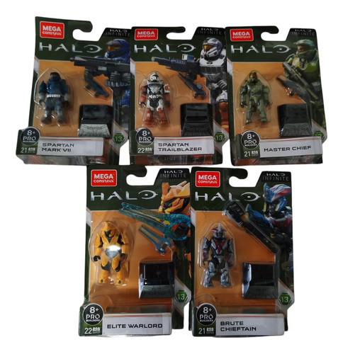 Mega Construx Halo Heroes Serie 13 Con Stand + 2 Regalos (Usado)