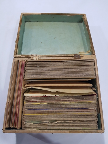 Imagen 7 de 9 de Antiguo Juego De Lotería Bingo Num Madera 3 Juegos Mag 58490