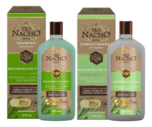 Tio Nacho Shampoo + Condicionador Reconstrutor Total - 415ml