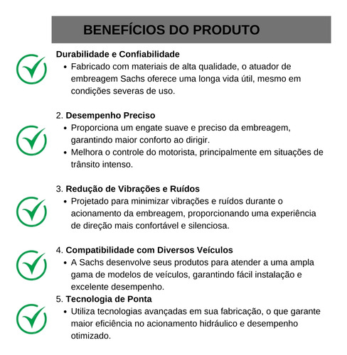 Atuador De Embreagem Hidráulico Cobalt/onix/spin 1.4 1.8