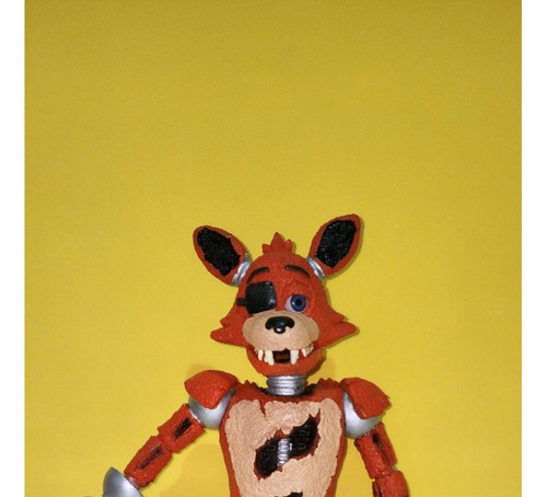 Fnaf Five Nights At Freddy's Foxy Vinil Luz Y Sonido 30cm