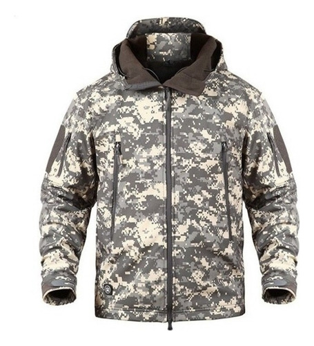 Chaqueta Shark Táctica Militar Térmica Impermeable P/hombre