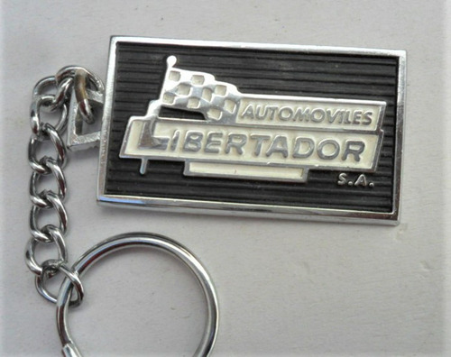 Llavero Antiguo Fiat Insignia Agencia Libertador 800 128