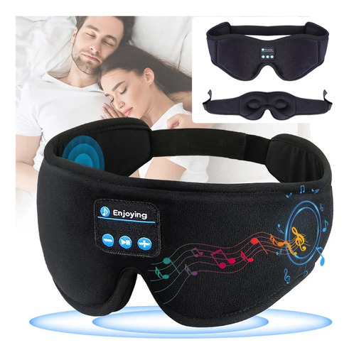 Auriculares Para Dormir Con Máscara De Ojos 3d Bluetooth Par