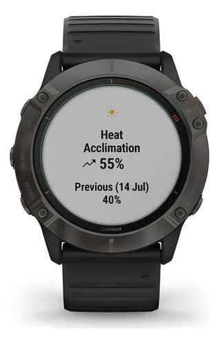 Relógio GPS multiesportivo solar Garmin Fenix 6x Pro