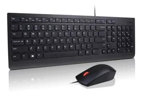 Combo Teclado Y Mouse Lenovo Con Ñ Alambrico Todo En Uno