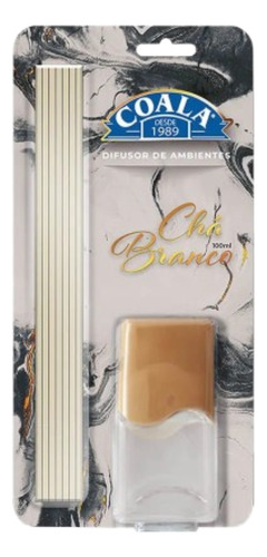 Difusor Aromas Chá Branco 100ml Frescor Elegância C/ Varetas