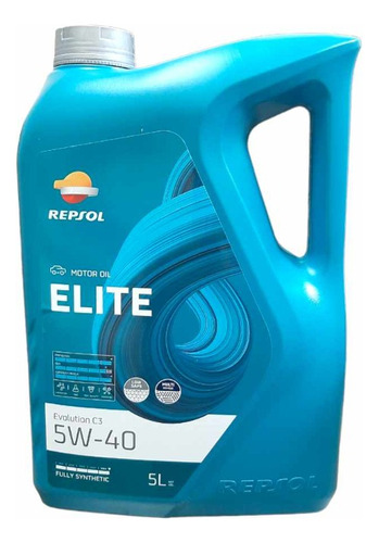 Aceite 5w40 Repsol Elite Evolution C3 Full Sintético