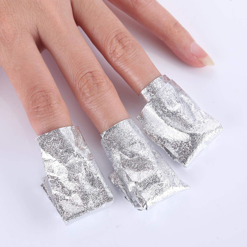 Esmalte De Uñas, Envolturas De Papel De Aluminio, Quitaesmal