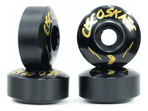 Roda Cisco Skate Street 55mm 97a Preto 55mm