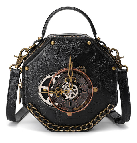 Nuevo Punk Retro Mujer Un Hombro Crossbody Bolso