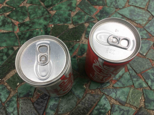 Lote 2 Latas Coca-cola Celebración Centenario Georgia 1986 (Usado)