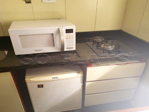 Imagem 3 de 15 de Flat The Plaza Na Brigadeiro Luís Antônio, Prox A Av. Paulista - Sf34092