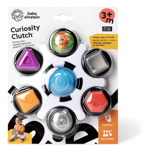Baby Einstein Curiosity - Juguete Sensorial Para Ansiedad Y. Color Embrague Curiousity