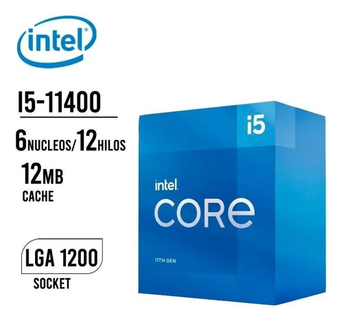 Procesador Intel Core I5-11400 2.60ghz, Lga1200 Con Graficos