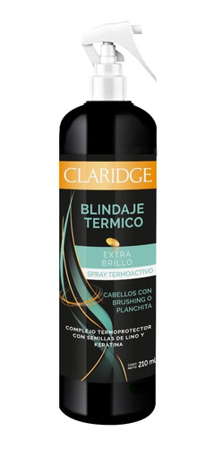 Spray Claridge Protector Capilar Termoactivo X 210 Ml