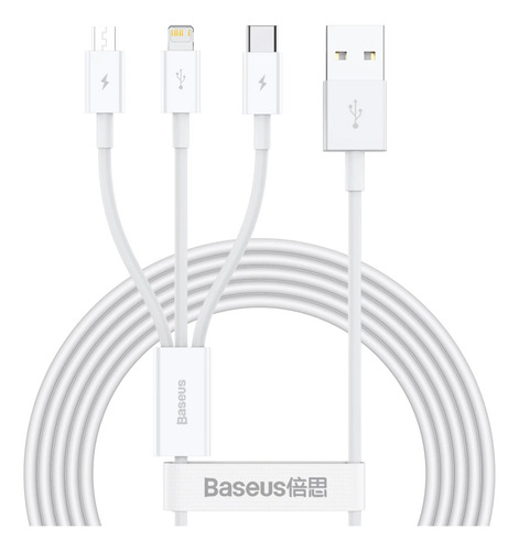 Cable Datos 3 En 1 Baseus A01085 Usb C Lightning Micro Csi