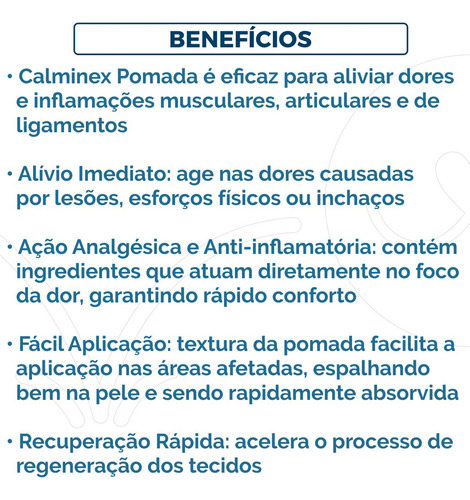 Para Que Serve A Pomada Calminex Calminex Pomada 30g