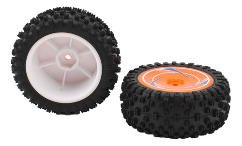 Rc Car Tires 2pcs Rear 75mm Rubber Remote Control Wheels