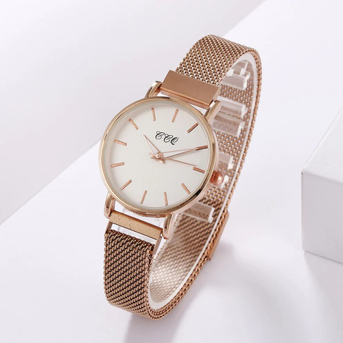 10ud Relojes Mujer Correa Milano Hebilla Magnética Mayoreo
