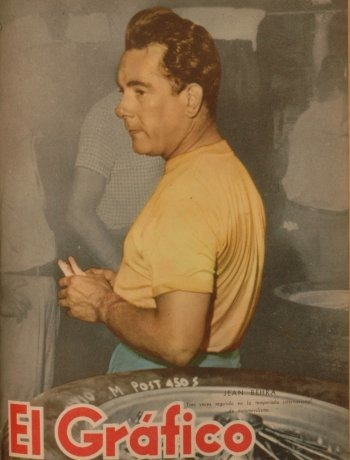 El Grafico 1953 Lamina Pascual Perez 15 Febrero Año 1957