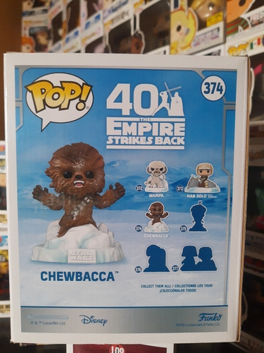Funko Pop Super Sized Chewbacca Flocked # 374 (Usado)