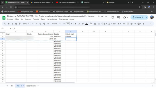 Google Sheets. Clasificación De Futbol