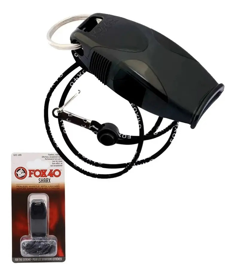 Apito F40 Sharx Imediato Embalagem Lacrada Cor Preto